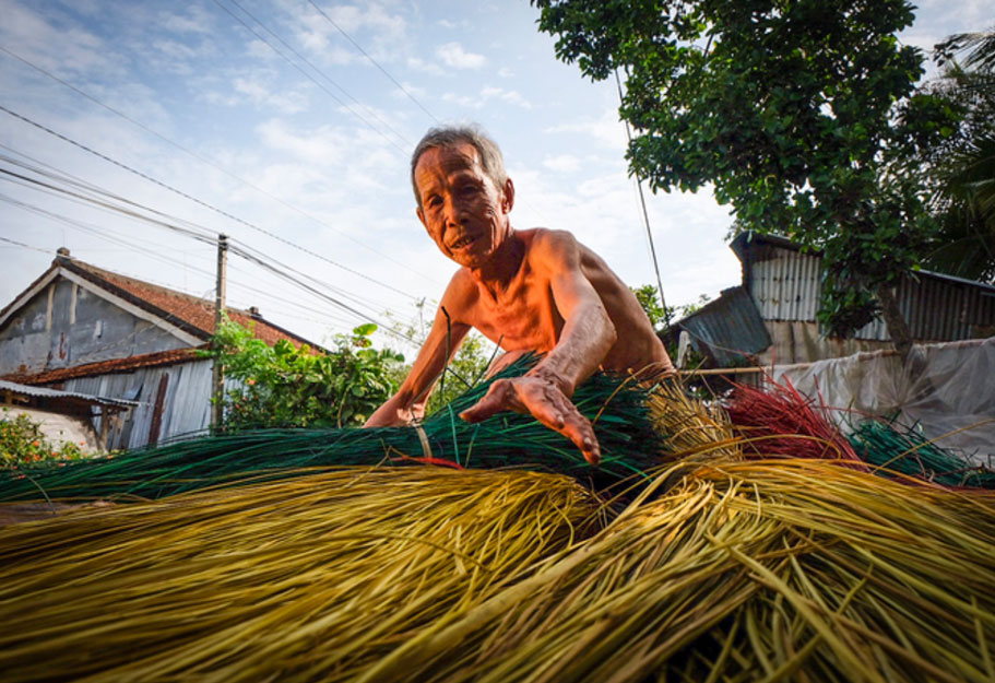 Làng nghề chiếu Hới