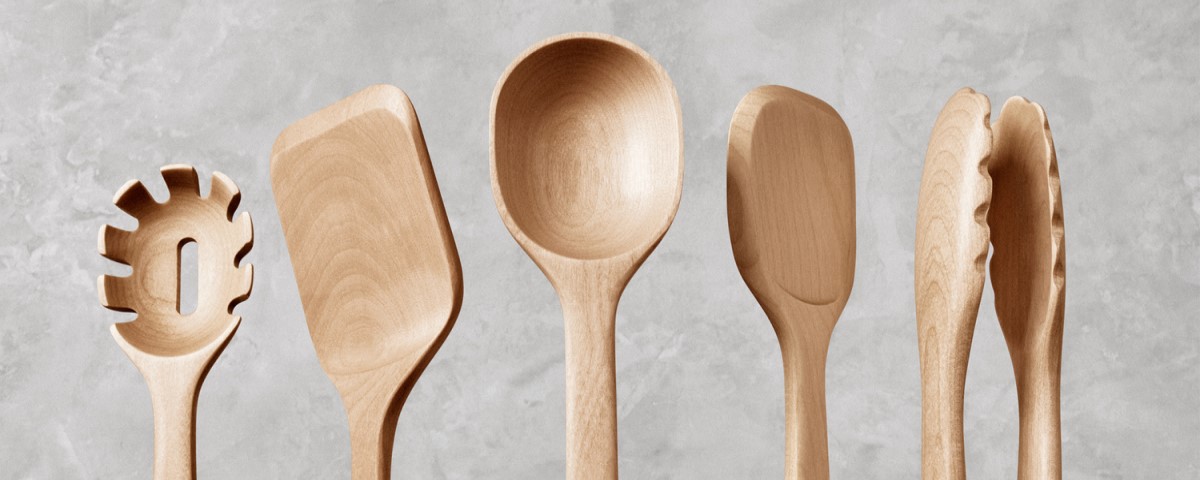 Bộ thìa muỗng bằng gỗ.