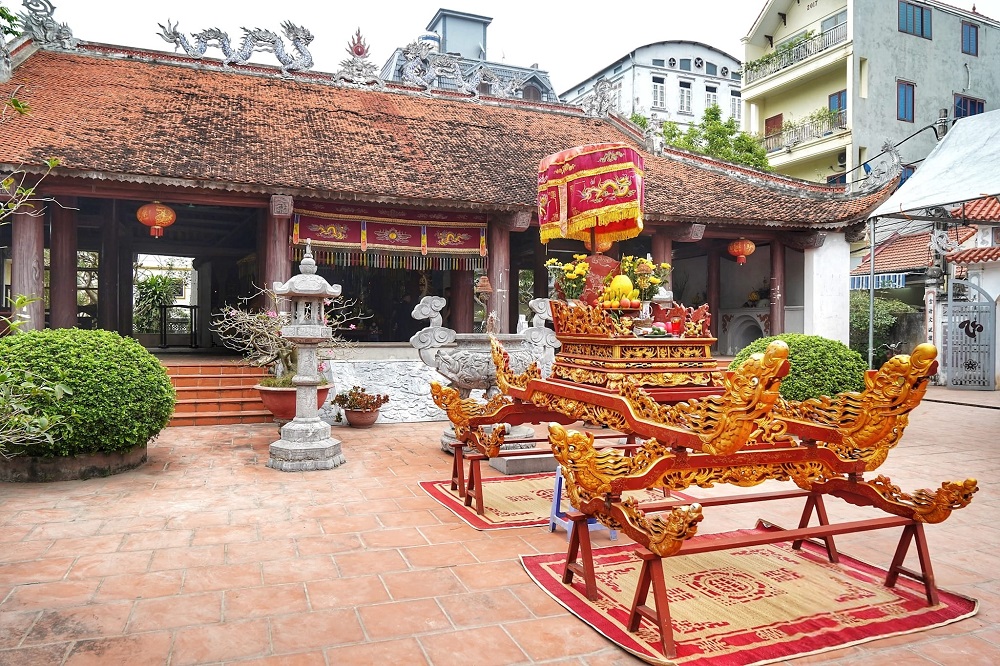 Lễ giỗ tổ nghề tiện ở làng Nhị Khê được tổ chức trang trọng vào ngày 25/10 Âm lịch hằng năm. (Ảnh từ Internet)