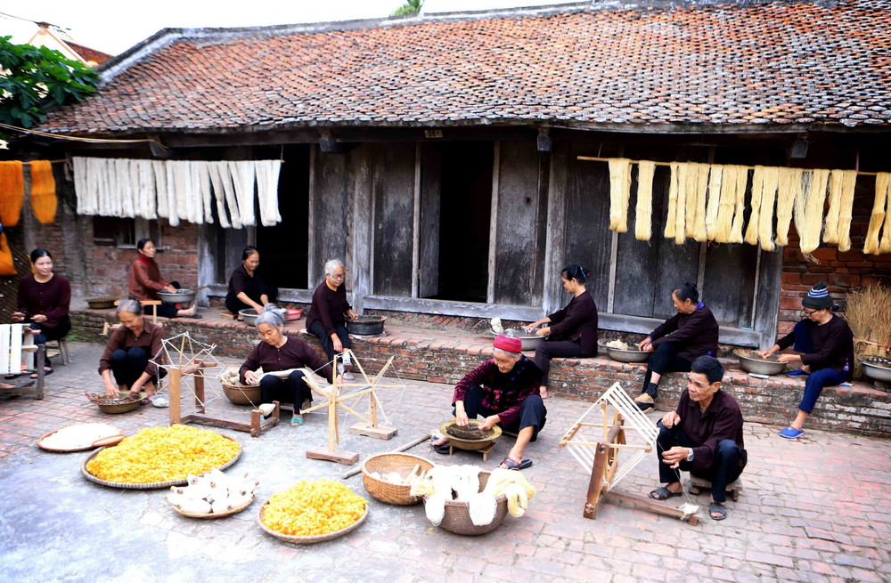 Làng nghề dệt đũi Nam Cao có tuổi đời đã hơn 400 năm.